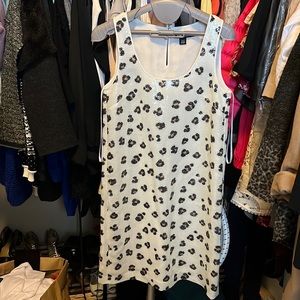 DKNY leopard print sequins dress Plus New without Tag